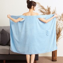 2021 New Pure Cotton Bath Towels Female Summer Adults Thin can wear a wrap towel Wear bath skirt Home Suction Speed Dry