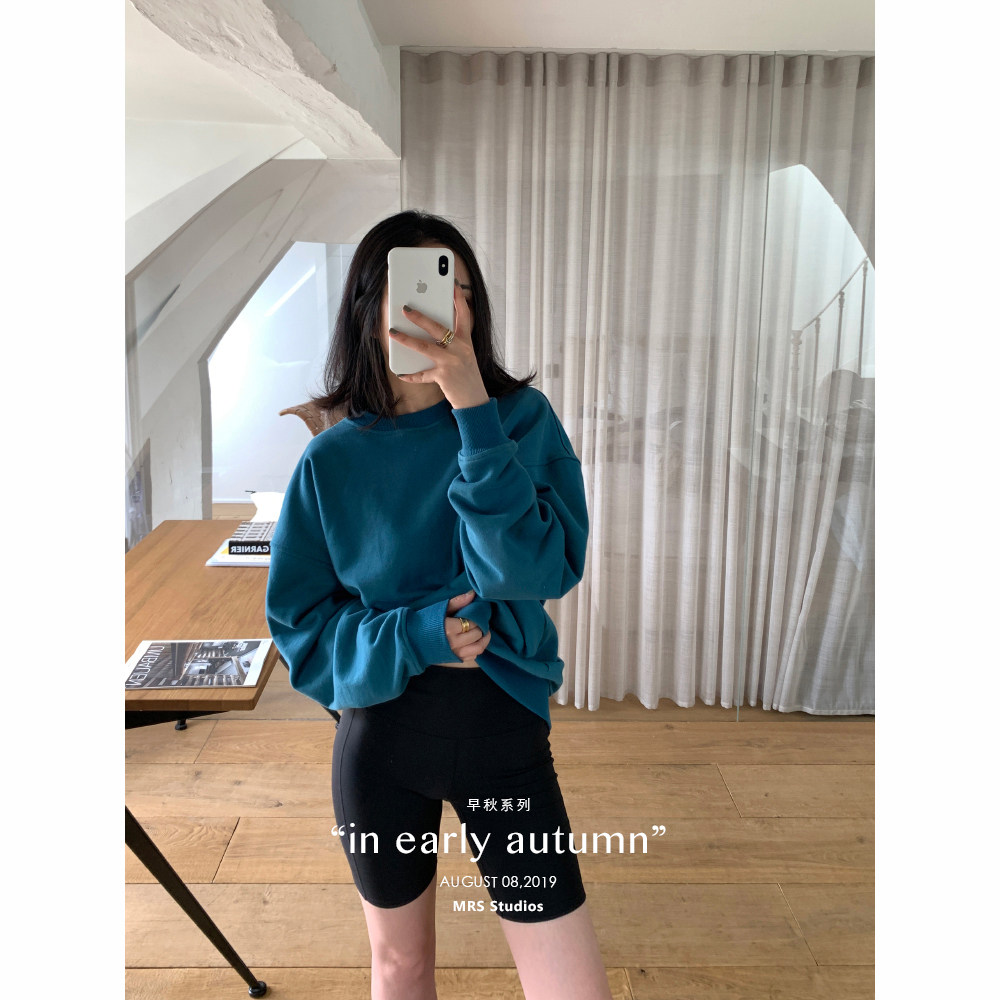 MRSStudios 19FW squad leader fashionable fine bike-shorts sports wind riding shorts sweater companion
