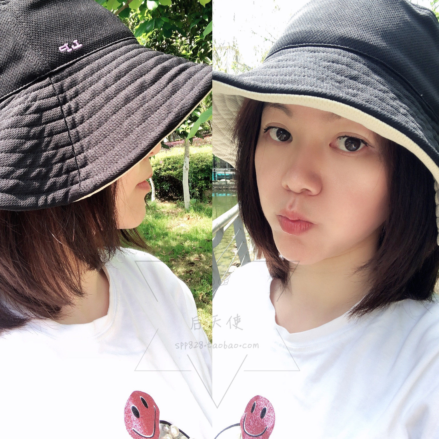 Sunscreen hat UPF50 ~LACKPARD LP sunscreen hat fisherman hat anti-UV anti-UV big s same style