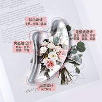 3D crystal scraping plate beauty instrument lymphatic detoxification facial lifting massage small V face whole body Universal