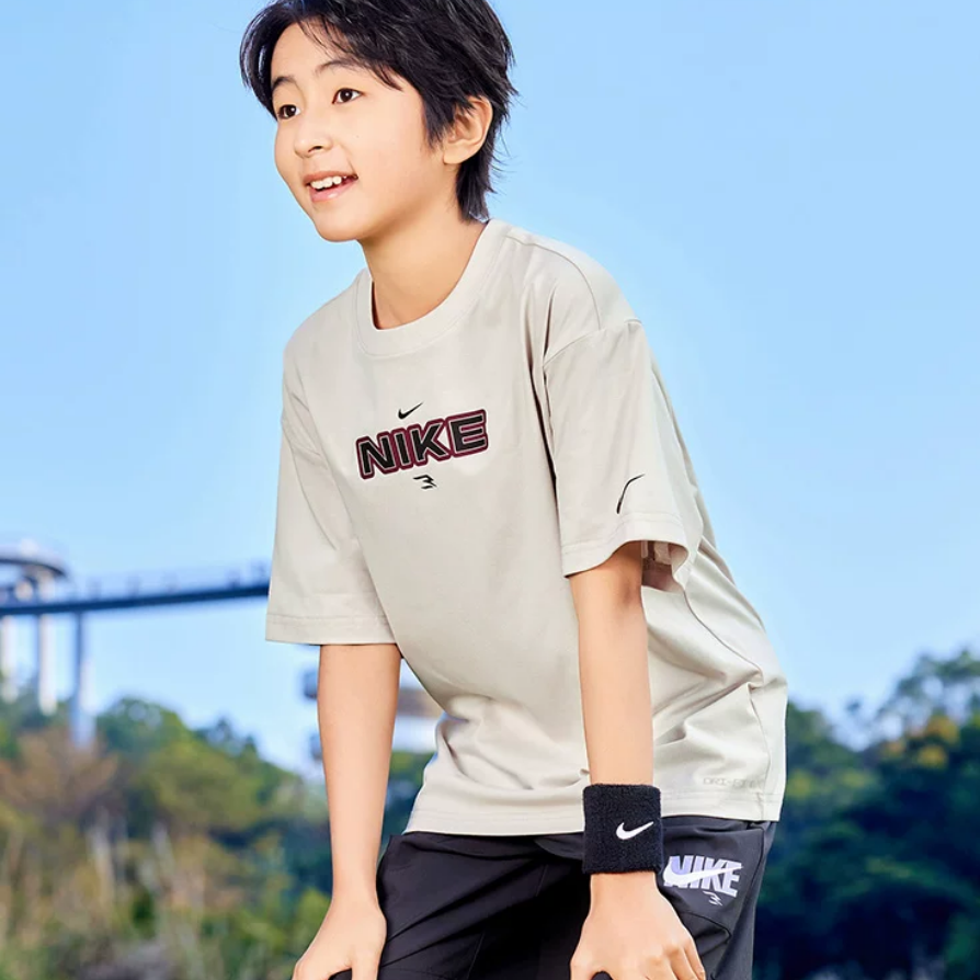 Nike 3brand童装儿童T恤男童短袖2026夏季女童半袖上衣N32622255