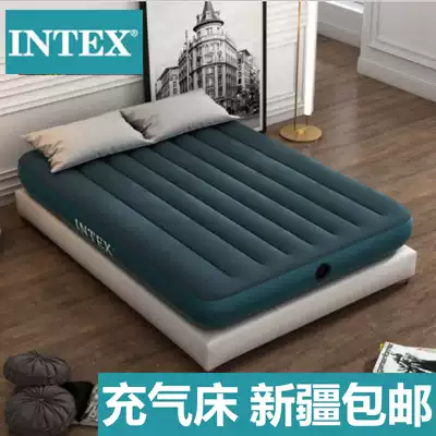 intex Inflatable bed outdoor double air mattress home folding mattress portable field tent inflatable cushion Xinjiang