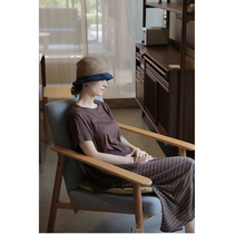 One Old Original 2021 Summer Pu Curry 80s Long Velvet Pure Ultra Fine Thin Light Loose Loose T Shirt 2701