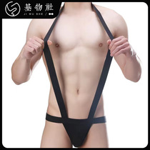 New Conjoined Harness Mens Biding Pants Elastic Comfort sweat Breathable Pure Cotton Sacks Bags After empty Sport Male Underpants