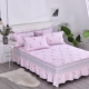 Đầm bông trải giường đơn mảnh bằng cotton nguyên chất cộng với ga trải giường bằng vải bông chống trượt 1.2m 1.5 / 1.8 mét tùy chỉnh giường - Váy Petti