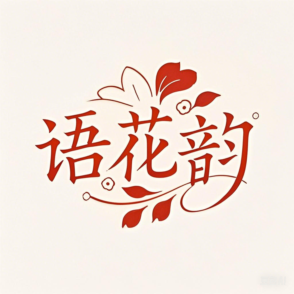 语花韵仿真花的LOGO