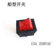 Boat switch Rocker switch KCD4-202N2 4 feet red green 15A 250VAC