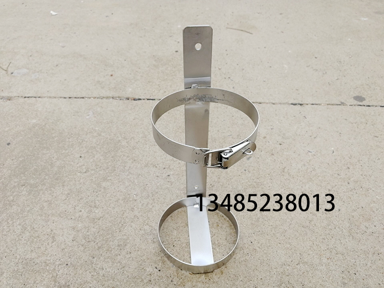 304 stainless steel fire extinguisher bracket Marine vehicle truck load fixed pylons 12345689kg buckle shelf