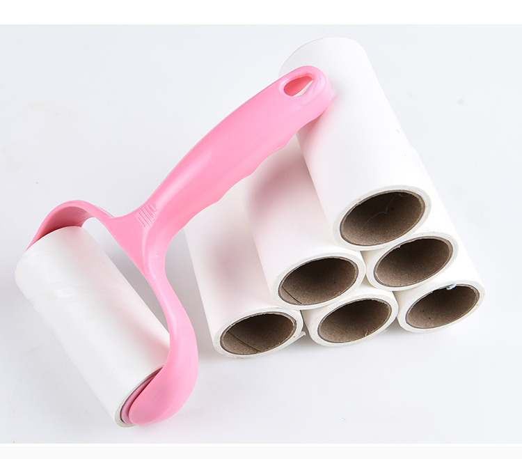 Cây lăn bụi quần áo miniso Quần áo quần áo, tóc có thể uống được, bụi tóc, ẩm ướt, tóc, tẩy lông, bàn chải, con lăn, tóc dính, giấy dán hộ gia đình - Hệ thống giá giặt máy cắt lông xù