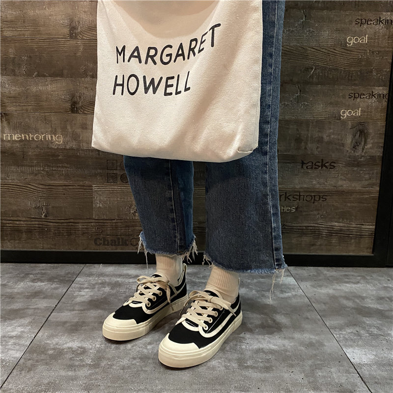 Qiqi master shoes women's 2021 autumn new all-match Korean canvas shoes women's flat casual shoes women