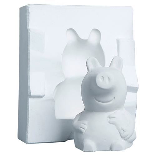 Керамическая гипсовая плесень мультфильм анимация свиньи девочка Деть Детская Керамическая Керамическая Цвет