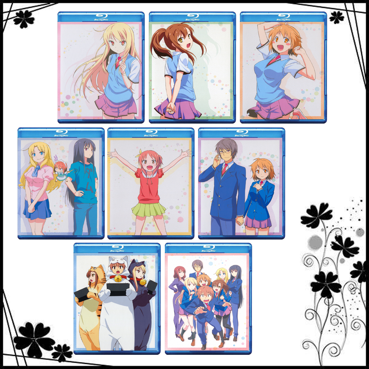 Pet Girlfriend of the Calligraphy Cherry Blossom in BD Blu-ray Animation 1-8 Vol 25Gx7 50Gx1