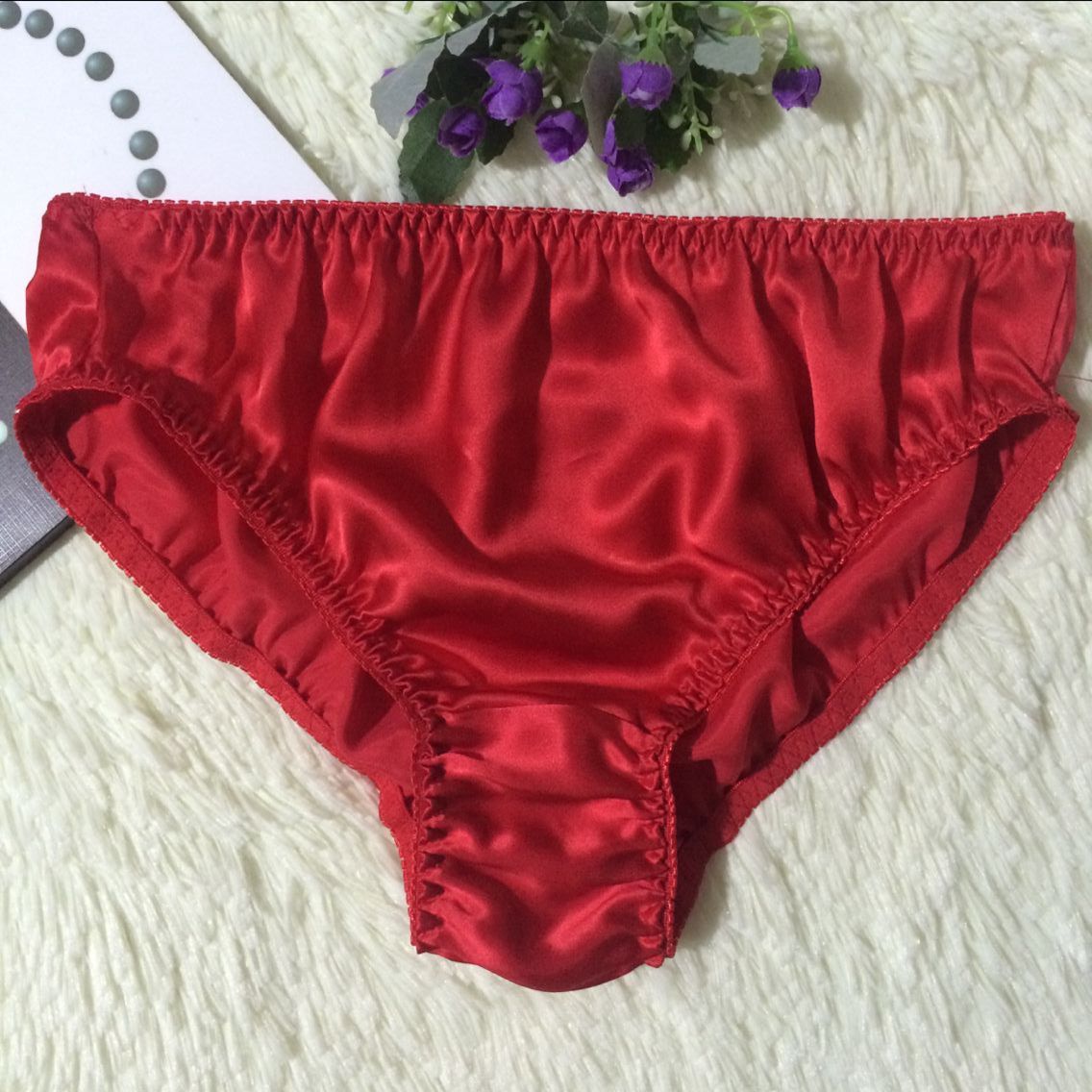 Phá vỡ giải phóng mặt bằng giấc mơ nữ xác thực mô hình cũ tóm tắt lụa thêu đồ lót lụa 9,9 nhân dân tệ ngẫu nhiên - Giữa eo quần sip nam