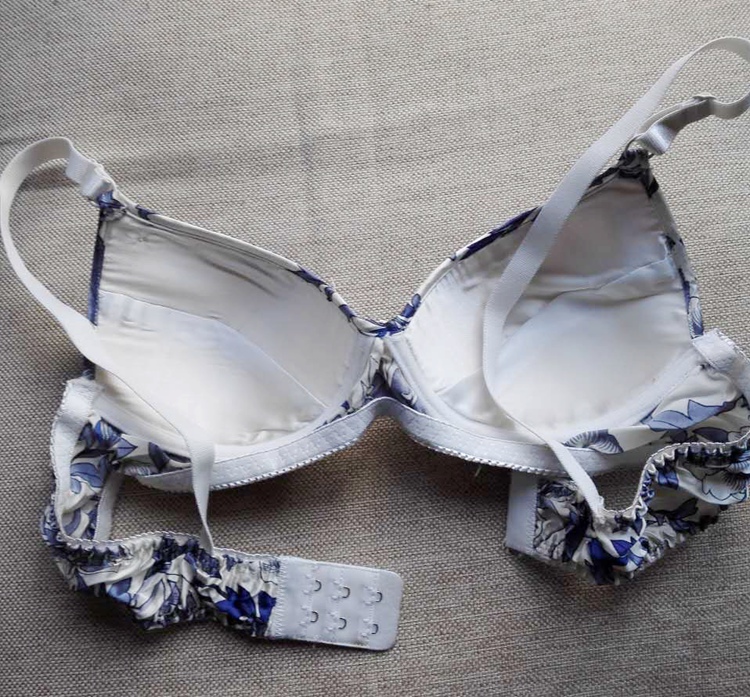 Mất giải phóng mặt bằng Mã Vú Nhỏ Nhỏ 32-70A Cup Đồ Lót Chính Hãng Không Có Vòng Thép Double Side Silk Bra