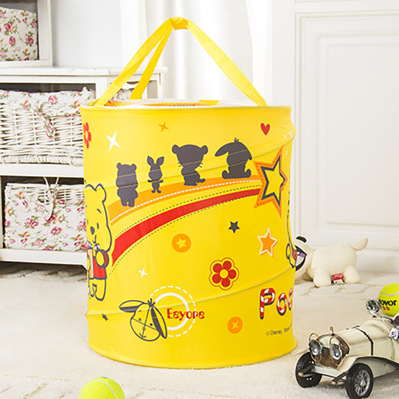 Large Number Cartoon Cute Cloth Art Containing Basket Dirty Clothing Basket Dirty Clothes Basket Home Containing Toy Balloon Collection Can Be Folded