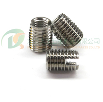 302 stainless steel self-tapping screw sleeve Word slotted screw sleeve Internal and external repair thread screw sleeve Braces thread sheath
