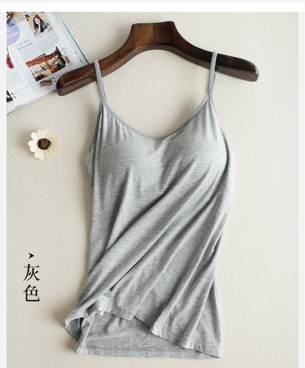 2018 tích hợp áo độn ngực yếm nữ ngắn bra bra bra mặc bên trong áo khoác trắng đáy hè áo voan kiểu
