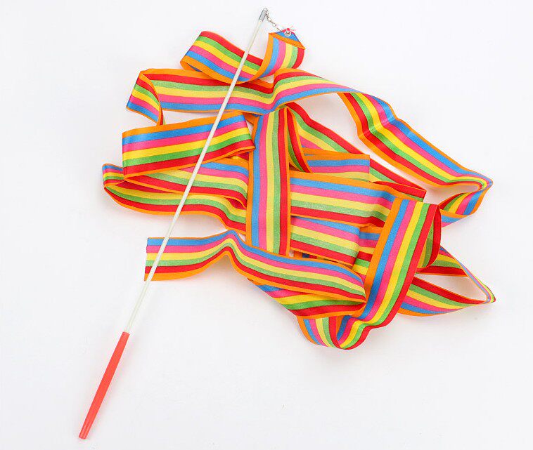 Outdoor Park Toy Ribbon Gymnastics Performance Ribbon Dance Fitness Exercise Ribbon Performing Arts Gymnastics Ribbon