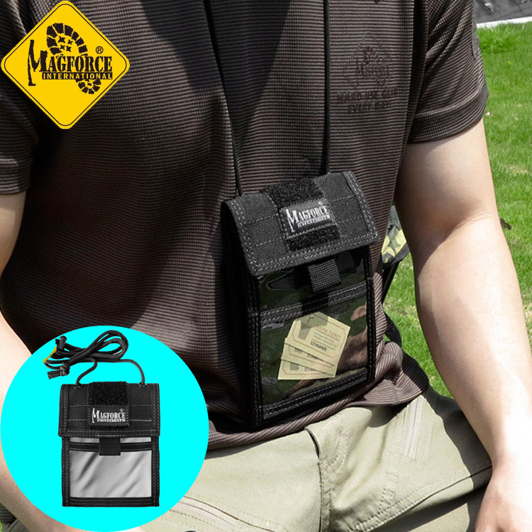 Mcaghos Magforce Taiwan Production Bench Horse 0802 Passport Document Sleeve Waterproof Chest Hang Bag card bag