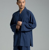 Ciyuan cotton linen plant dyeing Thailand summer cool wash cotton linen suit short gown suit YXS02-308