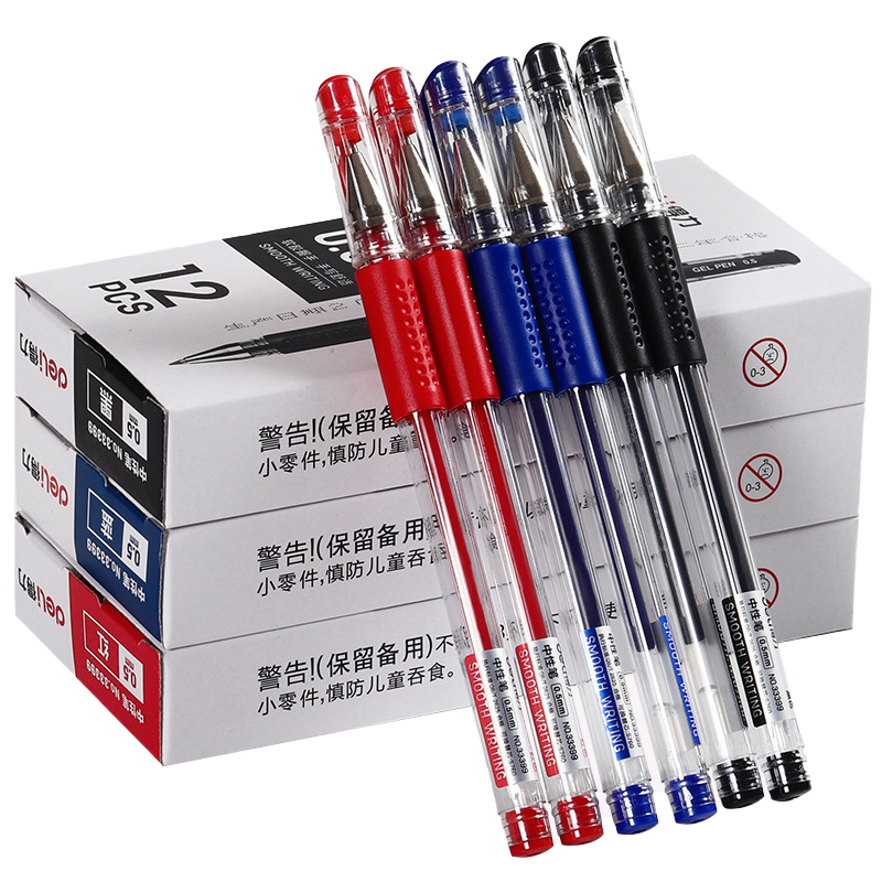 Powerful 6600ES gel pen student water-based pen carbon water-based pen signature pen bullet 0 5mm red blue black