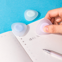 The Erasable rubber of the Erasable Pen of the Able Stationery can be rubbed with a large eraser Erasable friction Ferro-Thermo-Sensitive Erasers