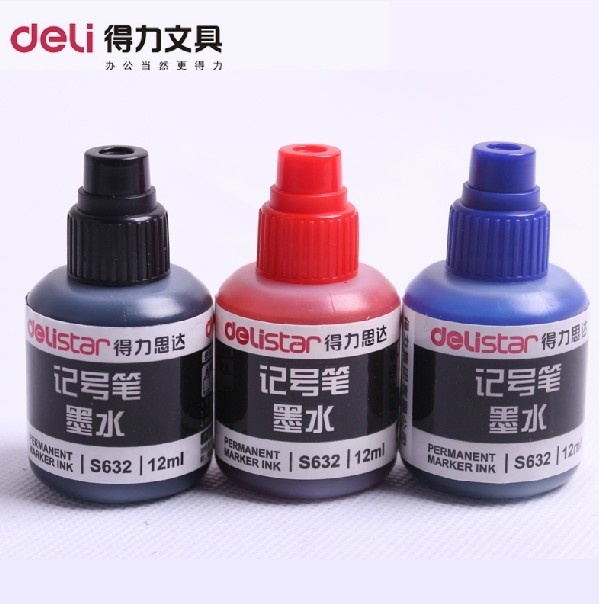 T Deli S632 Marker Pen Ink 12ml Strange Pen Ink Large Capacity Oil Marker Special