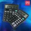 Deli 837ES solar calculator 12-bit large screen classic office computer dual power supply battery