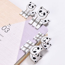 Right-hand Ticket Clips Cartoon Metal Dovetail Clip Cute Long Tail Clip Colorful Student Exam Paper Big Clip Anchovetail Clip Metal