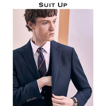 2020 new Tibetan blue suit jacket business formal dress casual business slim suit West top Korean version