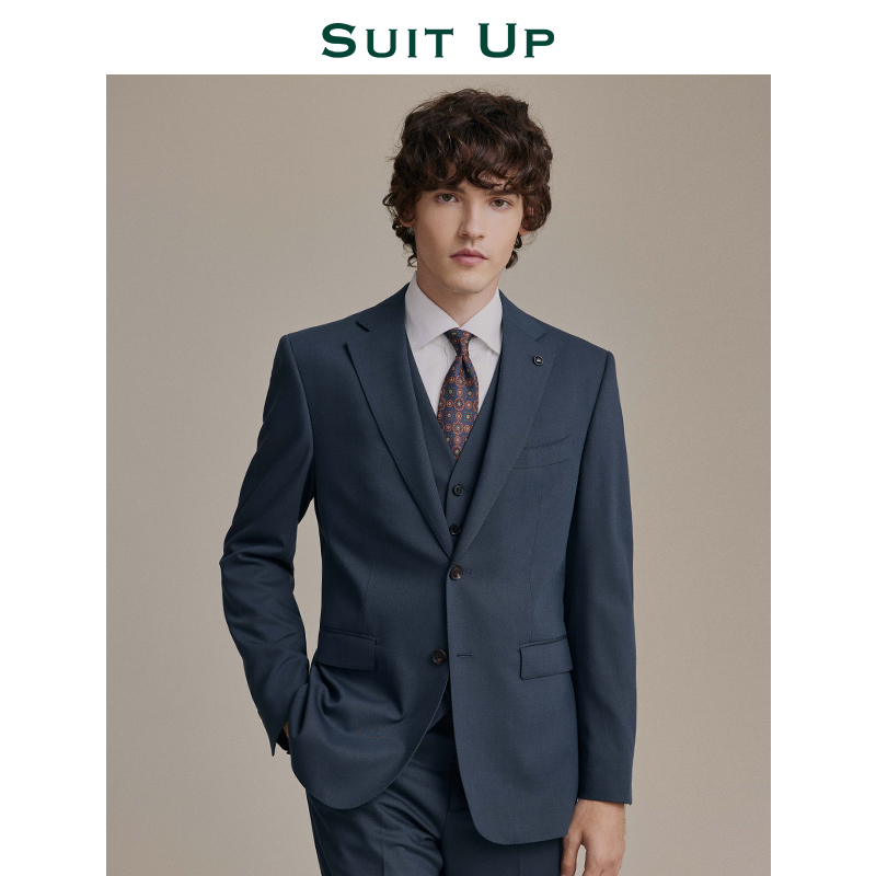 23 years new suit Men's suit marries a new groom gown high-end wool men's Western-style wedding Three sets