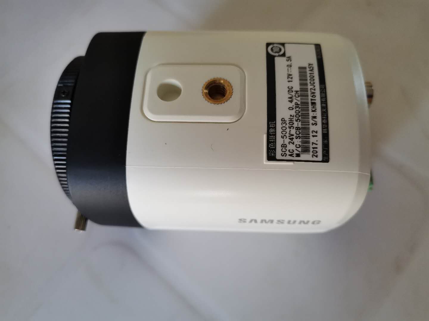 Samsung camera SCB-5003P analog HD 1000 line gun surveillance camera lens original