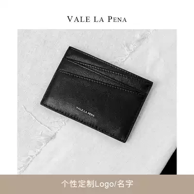 Worthy of light luxury imported environmentally friendly leather card cover multi-card change card bag business credit card cover custom logo