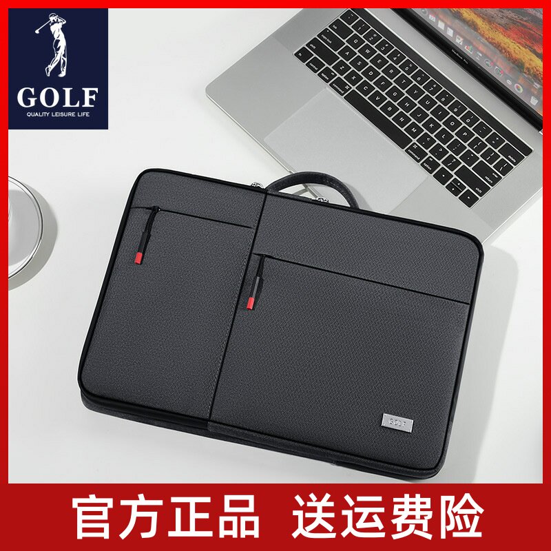 GOLF laptop package male business single shoulder backpack shock protection suit 15 inch handbag male briefcase