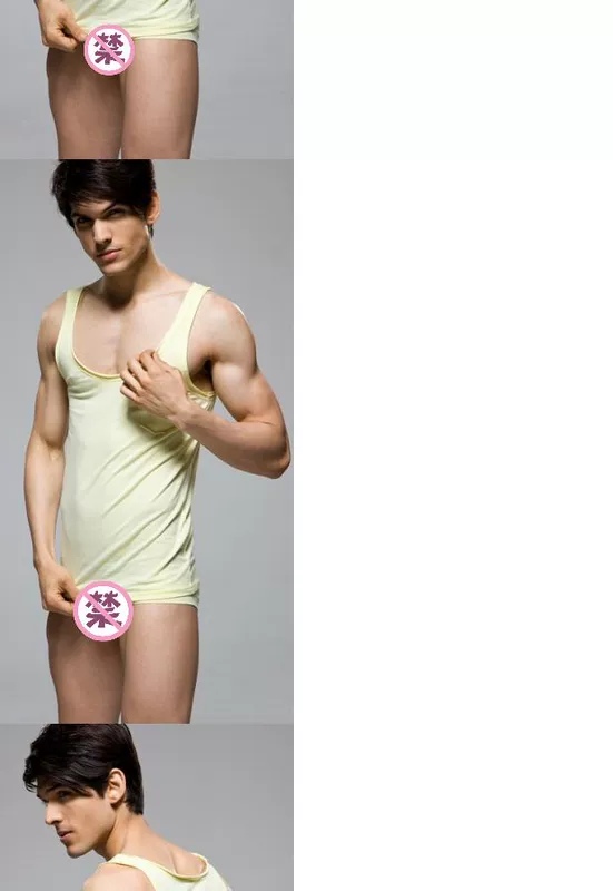 Mùa hè mới LOOCH Phiên bản Hàn Quốc của túi nhỏ nam vest cotton mỏng phần vest nam