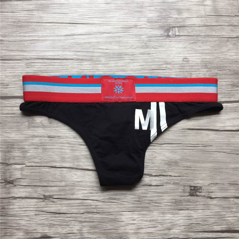 Quần lót nam MENCCINO Quần bikini gợi cảm Nửa túi Hip Tóm tắt Quần lót nam quần lót nữ đẹp