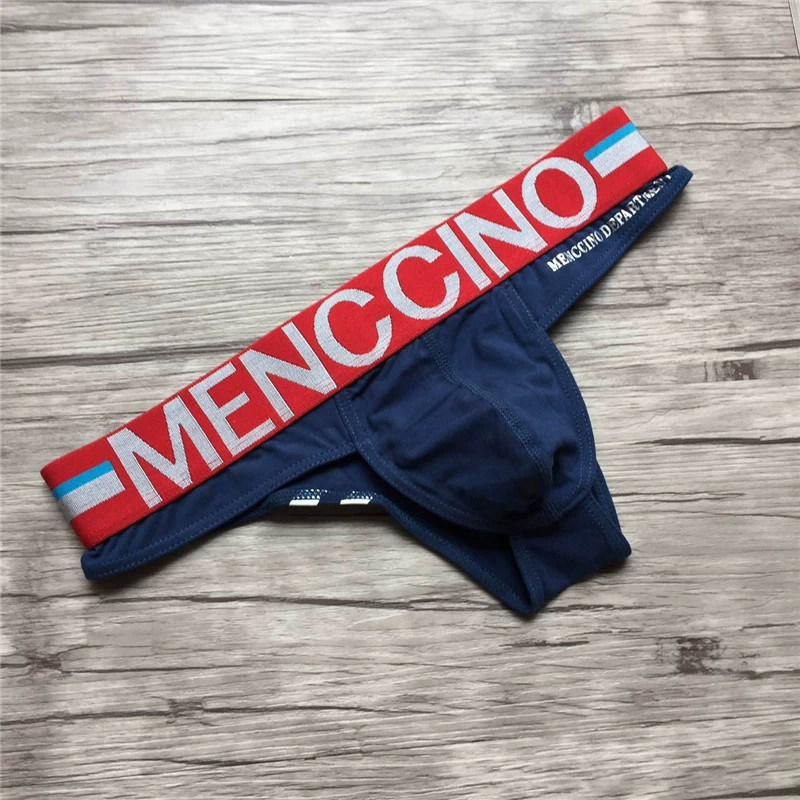 Quần lót nam MENCCINO Quần bikini gợi cảm Nửa túi Hip Tóm tắt Quần lót nam