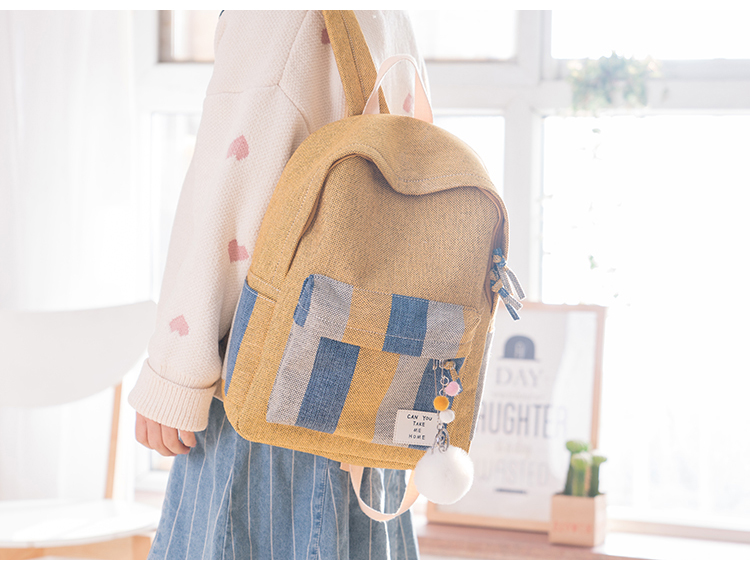 Túi nữ phiên bản tiếng Hàn của Harajuku ulzzang học sinh trung học lớn siêu lửa ba lô sọc đại học gió ba lô - Ba lô mua balo nam