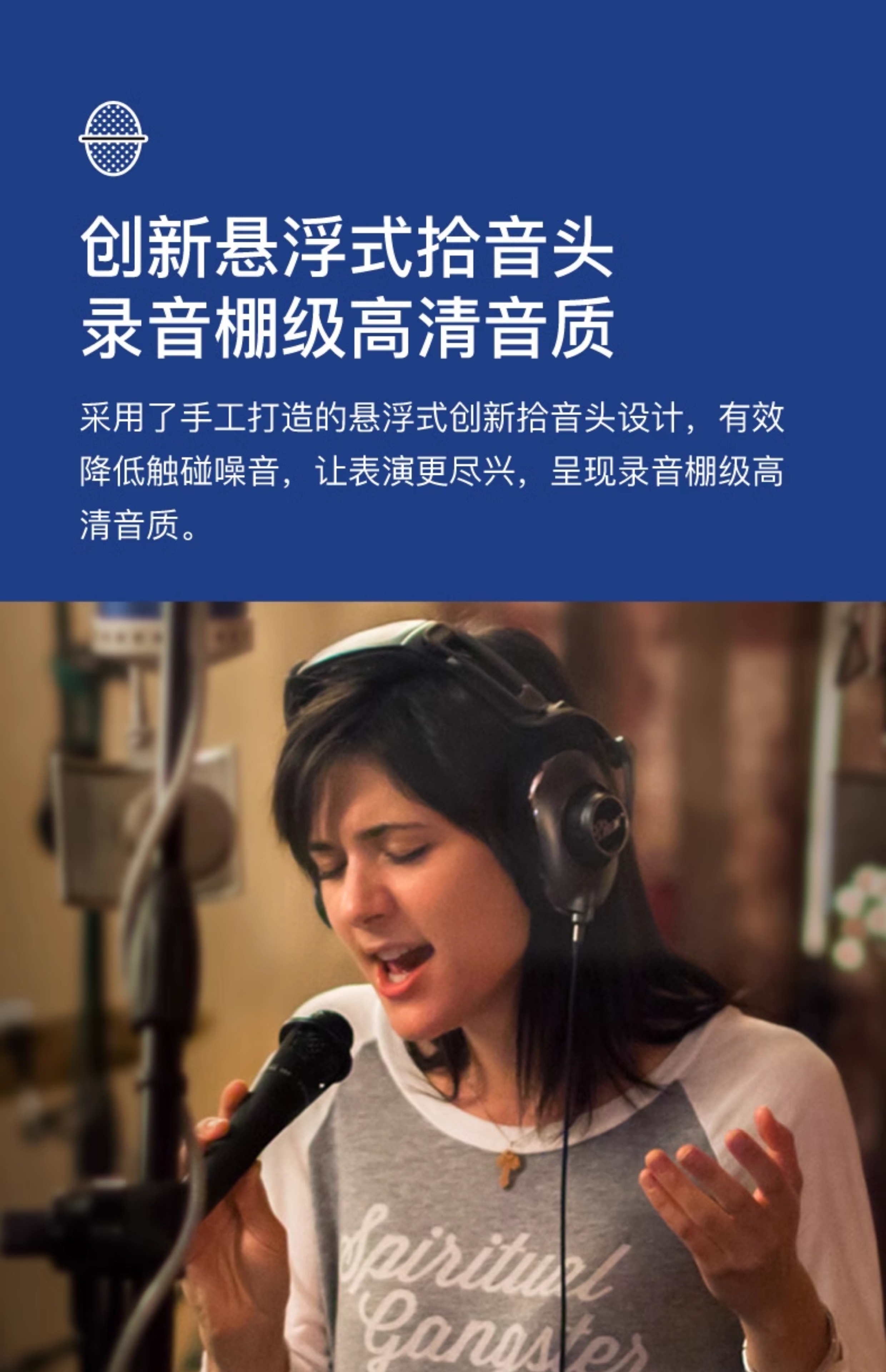 Blue E300/200/100 动圈电容麦克风专业话筒直播游戏K歌录音插图7