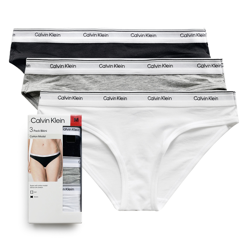 3-Pack of Ck Underwear, Calvin Klein Women's Bikini Cotton Breathable Briefs Qd3503 3-Pack of Ck Underwear, Calvin Klein Women's Bikini Cotton Breathable Briefs Qd3503