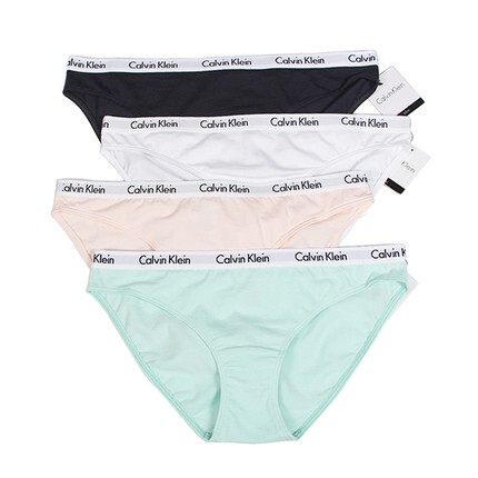 Authentic Calvin Klein Cotton Comfortable and Breathable Women's Briefs from the Us Ck Store, with Logo Waistband