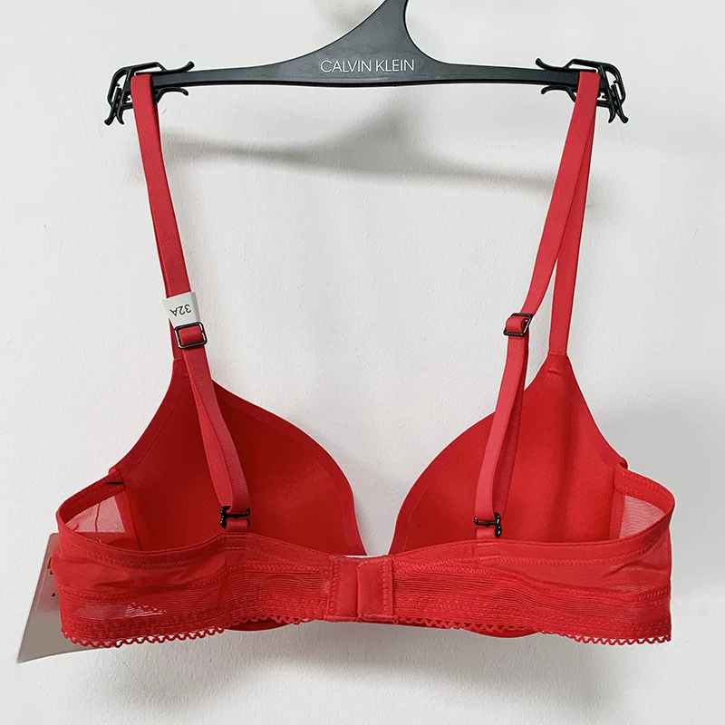 Американское оригинальное нижнее белье CK Calvin Klein sliding noodle material on thin and thick air cushion comfortable bras F3647