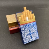 Мужской металлический портсигар, креативная ультратонкая портативная система хранения, коробка, алюминиевый сплав