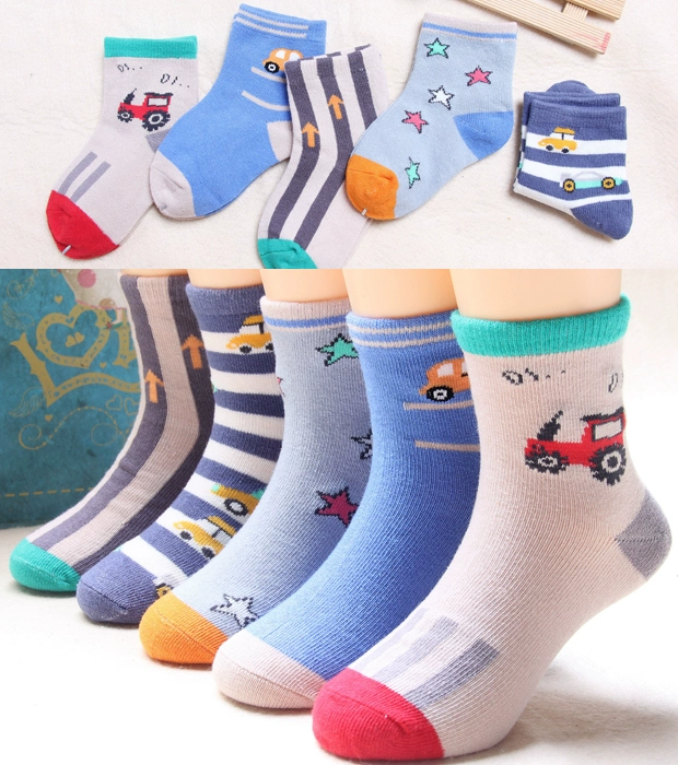 Mùa thu và mùa đông 1 cô gái dày 2 bông lớn trẻ em trai 5 vớ cotton trẻ em 8 cô gái trẻ em vớ 11 tuổi