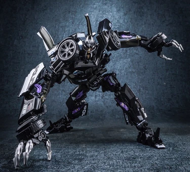 Đen Mamba biến dạng đồ chơi King Kong LS02SS xe cảnh sát chặn xe robot cậu bé lắp ráp mô hình tại chỗ - Gundam / Mech Model / Robot / Transformers 	mô hình robot chính hãng	