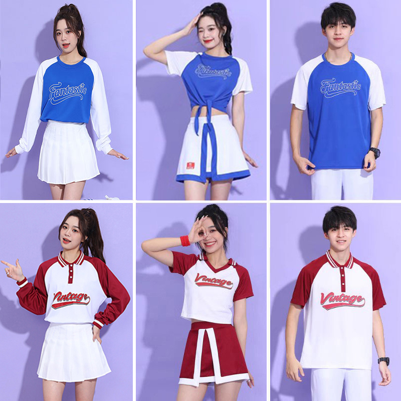 学生団体チアリーディングパフォーマンス衣装、チアリーディングエアロビクス運動会開会式年次総会男女パフォーマンス衣装