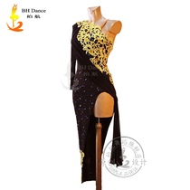 2020 B H Latin dance costume competition suit female adult sexy bag hip professional dance performance clothing couture