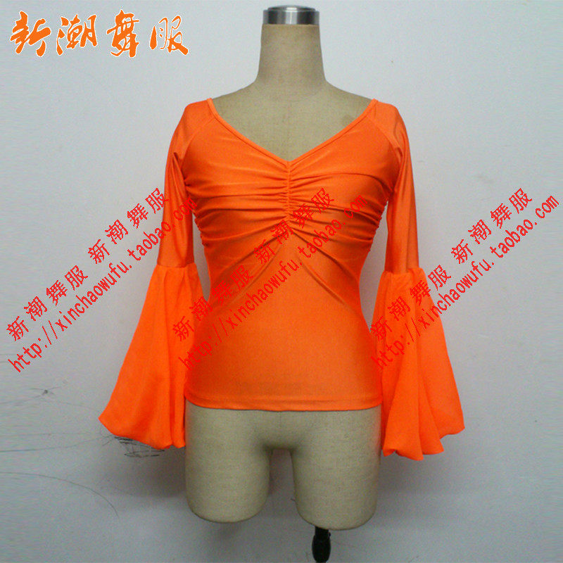 New Morden dance suit women's style square dance suit blouse national standard dance Latin dance dress SZ14