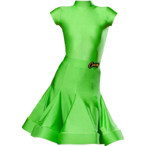 CONNY Latin dance competition regulations womens dance skirts performance clothes childrens jumpsuits short sleeves