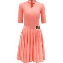 Connies new Latin dance competition regulations dance performance performance clothes jumpsuit split skirt long and short sleeves optional